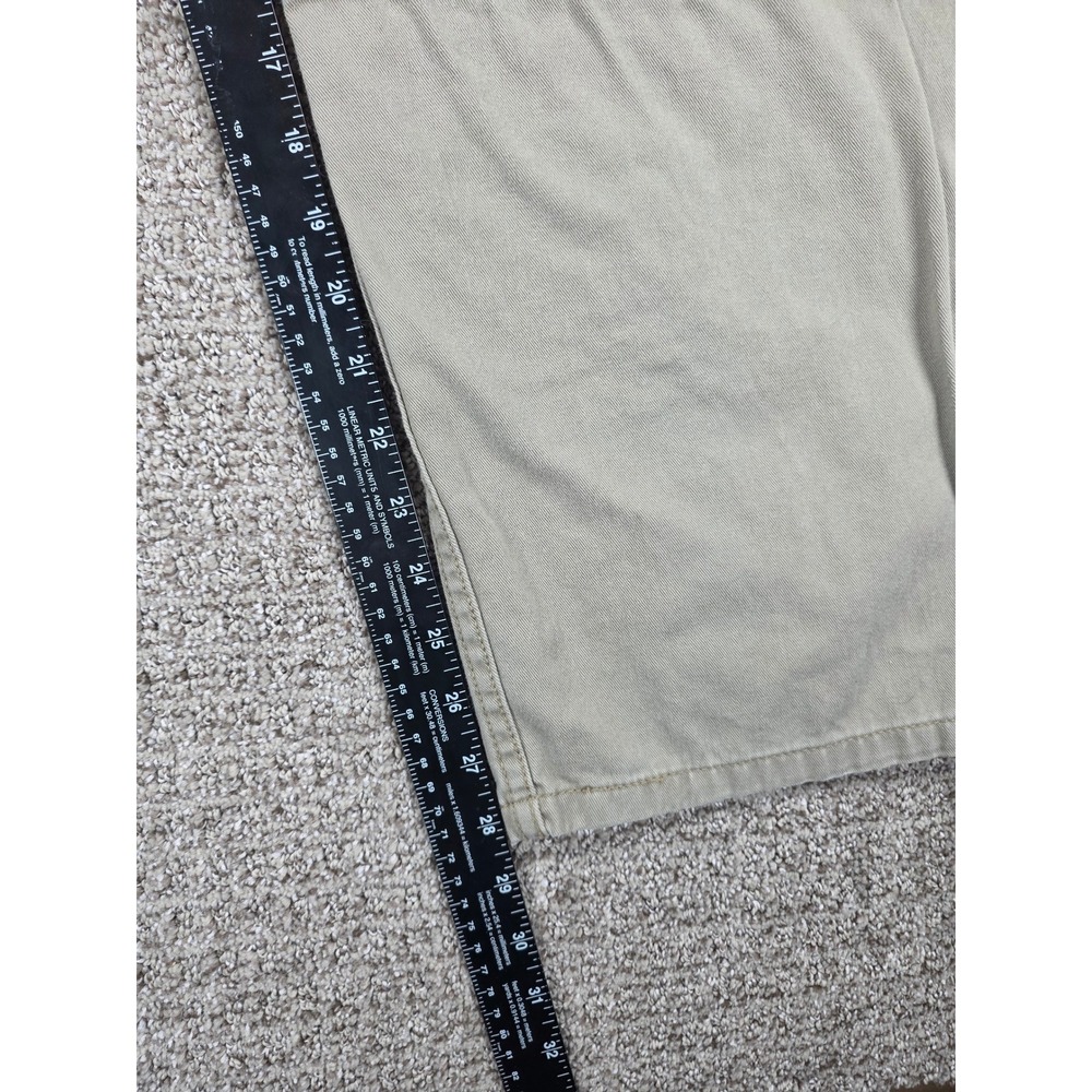 Vtg Levis SilverTab Trooper Cargo Pants Mens 32x28 Khaki Tan Baggy Y2K Tactical - Picture 11 of 11